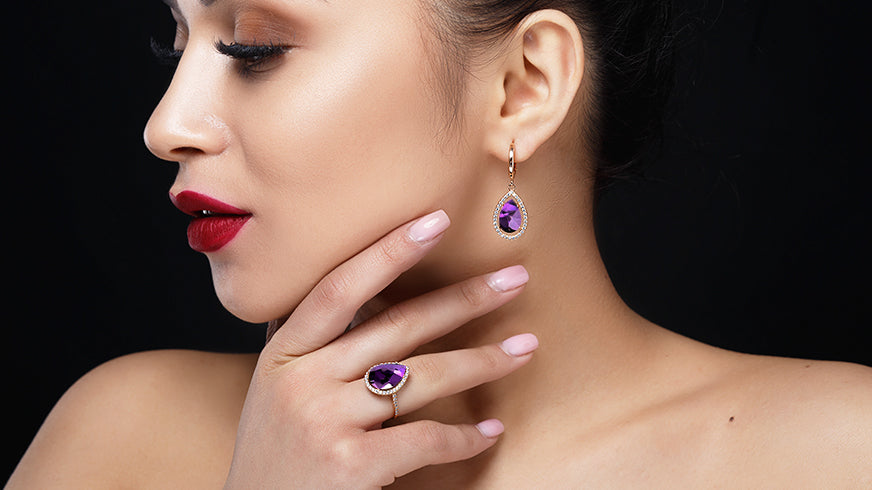 How to Buy February Birthstone Amethyst Jewelry Online