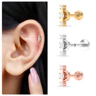 Rosec Jewels-Natural Diamond Unique Tragus Earring in Gold