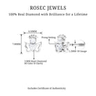 Rosec Jewels-Heart Diamond Angel Earring for Helix Piercing