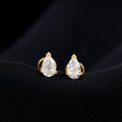 Rosec Jewels-Solitaire Pear Shape Diamond Earring for Tragus Piercing