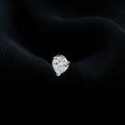 Rosec Jewels-Heart Shape Diamond Solitaire Earring with Flat Back