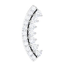 Rosec Jewels-Genuine Diamond Curved Cartilage Earring