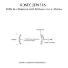 Rosec Jewels-Genuine Diamond Curved Cartilage Earring