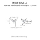 Rosec Jewels-Marquise Diamond Leaf Earring for Cartilage Piercing