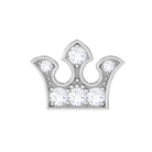 Rosec Jewels-Moissanite Gold Crown Earring for Cartilage Piercing