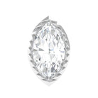 Rosec Jewels-Marquise Moissanite Solitaire Tragus Earring in Bezel Setting