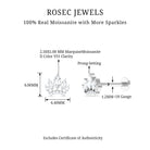 Rosec Jewels-Marquise Moissanite Gold Crown Cartilage Earring