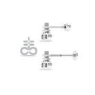 Rosec Jewels-Unique Diamond Key Earring for Cartilage Piercing