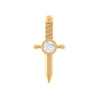 Rosec Jewels-Dainty Diamond Sword Earring for Cartilage Piercing