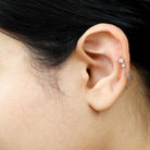 Rosec Jewels-Simple Diamond Chain Drop Earring for Helix Piercing