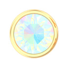 Rosec Jewels-Round Ethiopian Opal Helix Earring in Gold