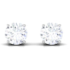 3/4 CT Cubic Zirconia Solitaire Stud Earrings Zircon - ( AAAA ) - Quality - Rosec Jewels