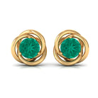 1 CT Emerald Classic Stud Earrings for Women Emerald - ( AAA ) - Quality - Rosec Jewels