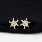 0.25 CT Minimal Diamond Cluster Stud Earrings Diamond - ( HI-SI ) - Color and Clarity - Rosec Jewels