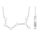 Certified Moissanite Scorpio Zodiac Constellation Necklace - Rosec Jewels