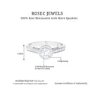 Rosec Jewels-Vintage Moissanite Crown Engagement Ring