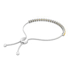 Round Yellow Sapphire Tennis Bolo Bracelet Yellow Sapphire - ( AAA ) - Quality - Rosec Jewels