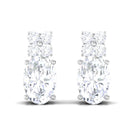 1.75 CT Certified Zircon Gold Stud Earrings in Prong Setting Zircon - ( AAAA ) - Quality - Rosec Jewels