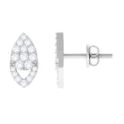 1/2 CT Round Cut Natural Diamond Classic Stud Earrings Diamond - ( HI-SI ) - Color and Clarity - Rosec Jewels