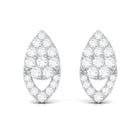 1/2 CT Round Cut Natural Diamond Classic Stud Earrings Diamond - ( HI-SI ) - Color and Clarity - Rosec Jewels