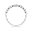 1.25 CT Diamond Eternity Cluster Ring in Prong Setting Diamond - ( HI-SI ) - Color and Clarity - Rosec Jewels