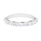 1.25 CT Zircon Half Eternity Ring Zircon - ( AAAA ) - Quality - Rosec Jewels