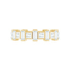 2.75 CT Baguette and Princess Cut Moissanite Eternity Ring Moissanite - ( D-VS1 ) - Color and Clarity - Rosec Jewels