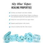 1 CT Simple Sky Blue Topaz Two Stone Infinity Stud Earrings Sky Blue Topaz - ( AAA ) - Quality - Rosec Jewels